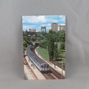 Vintage Postcard - Yonge Street Subway Train Toronto - Toronto Transit Comm
